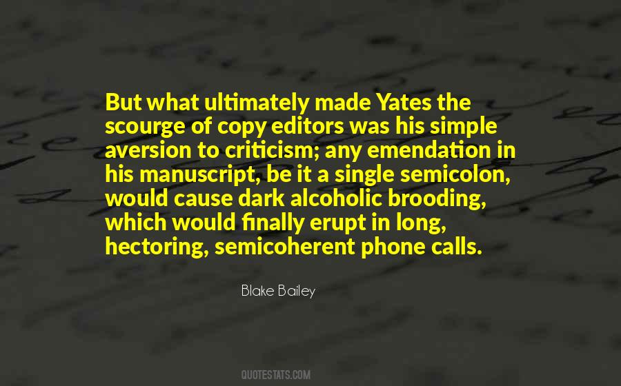 Blake Bailey Quotes #388561