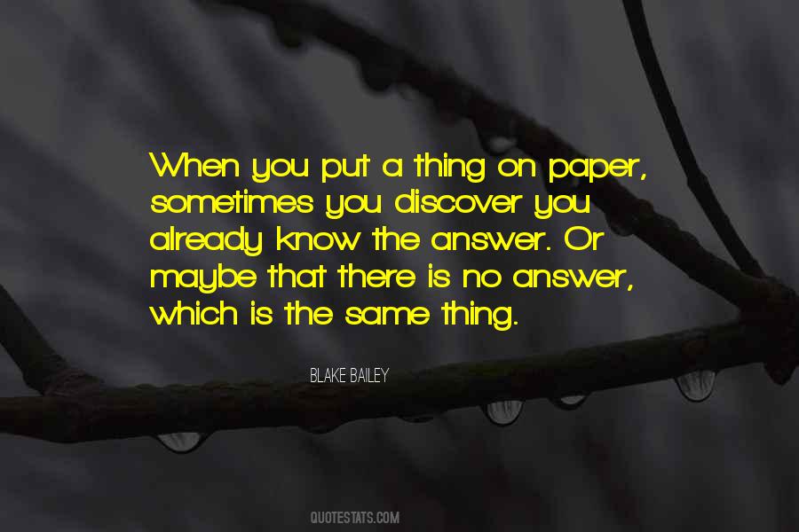 Blake Bailey Quotes #967573