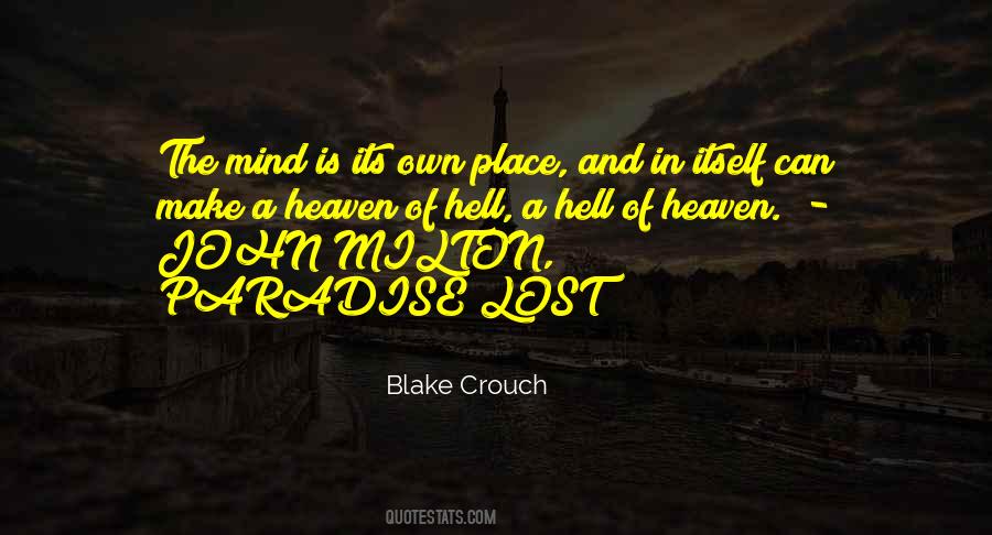 Blake Crouch Quotes #1488939