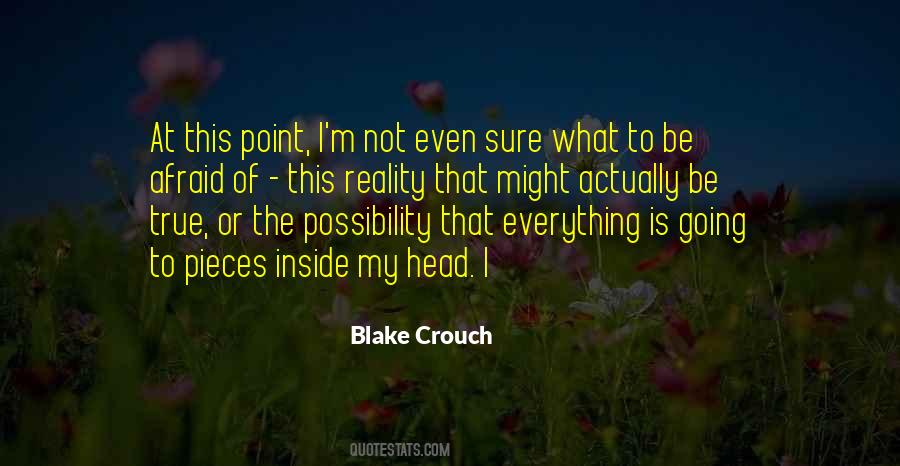 Blake Crouch Quotes #321827