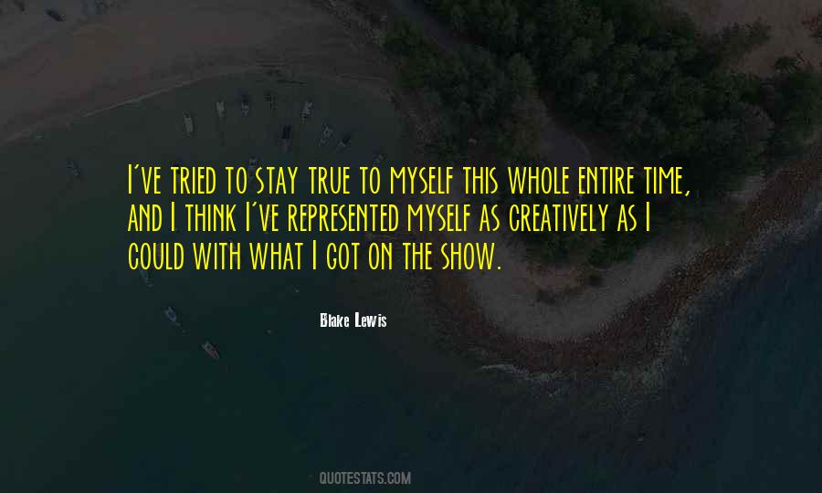 Blake Lewis Quotes #1612114
