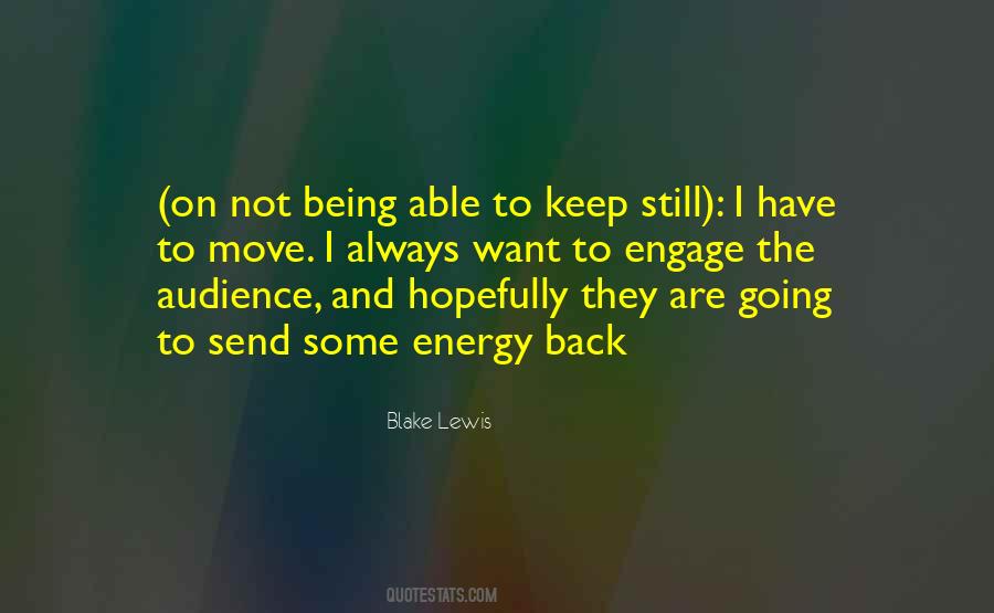 Blake Lewis Quotes #664874