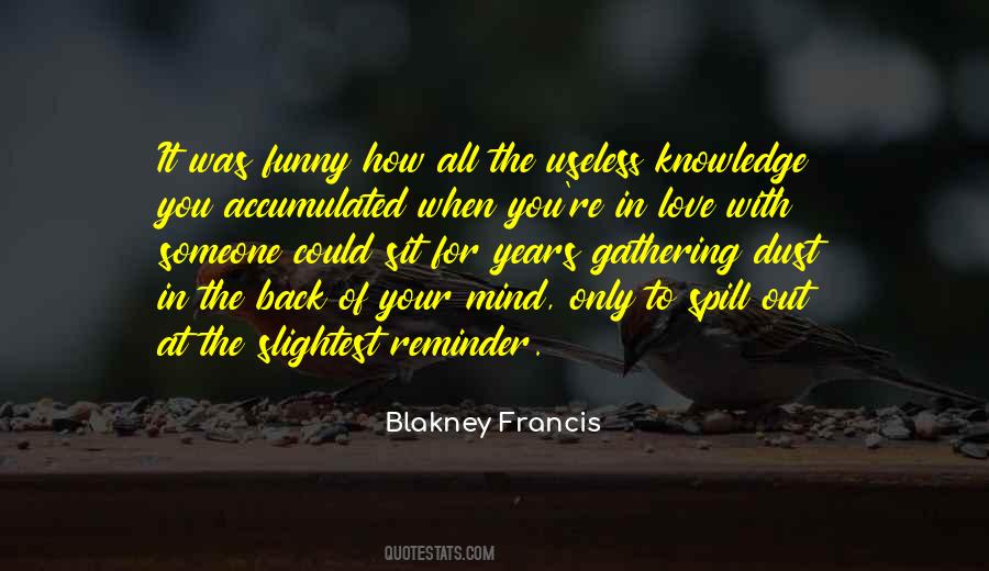 Blakney Francis Quotes #1772122