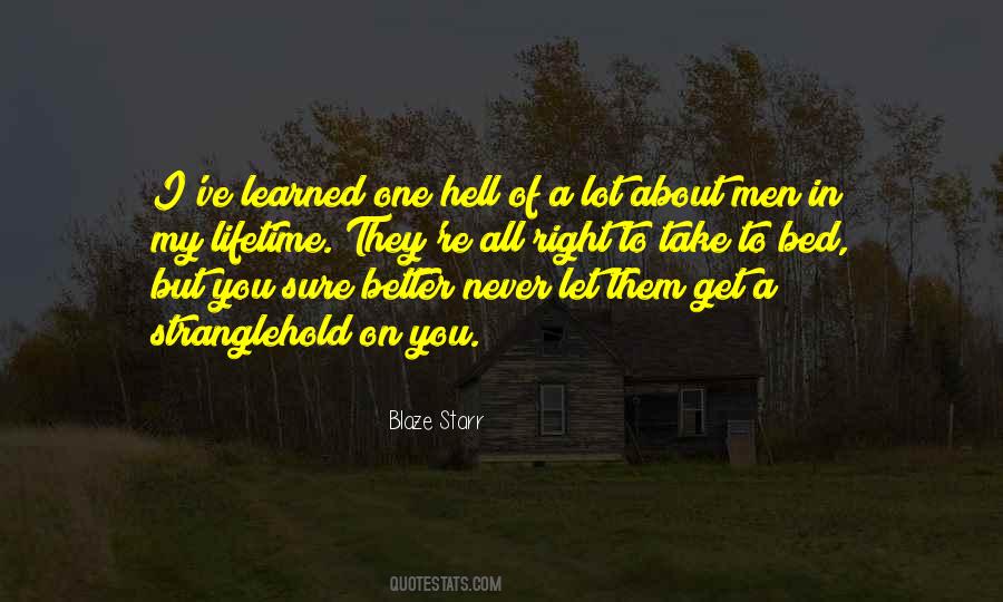 Blaze Starr Quotes #612724