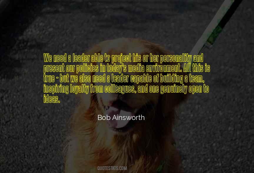 Bob Ainsworth Quotes #1520732