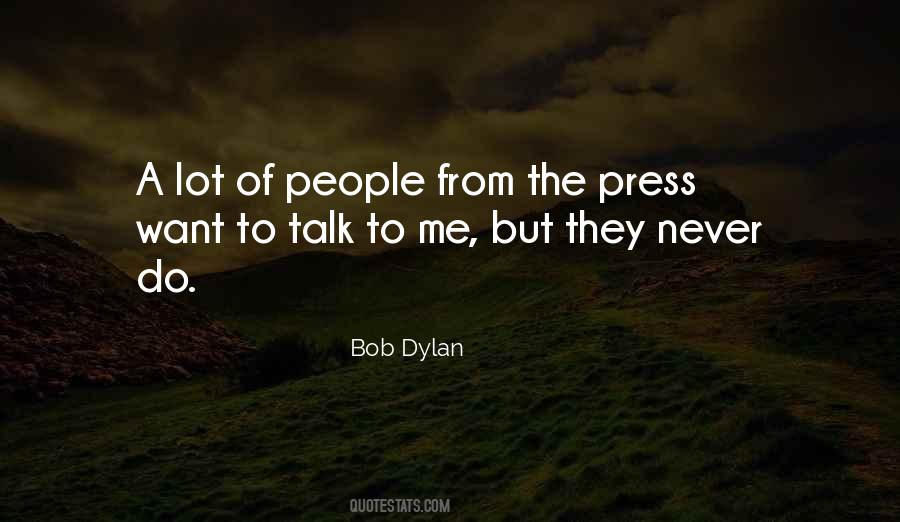 Bob Dylan Quotes #1856734