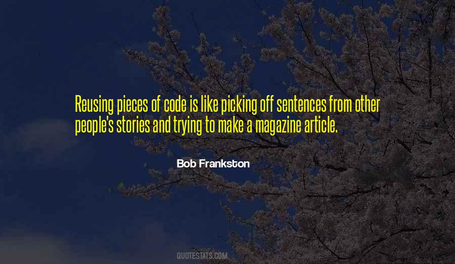 Bob Frankston Quotes #1484713