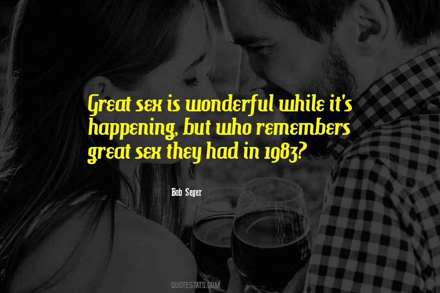 Bob Seger Quotes #318486