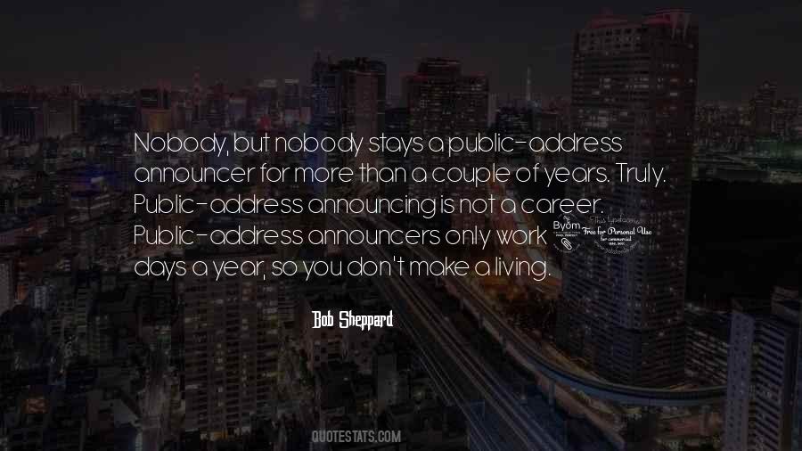 Bob Sheppard Quotes #471059 Bob Sheppard Quotes #471059