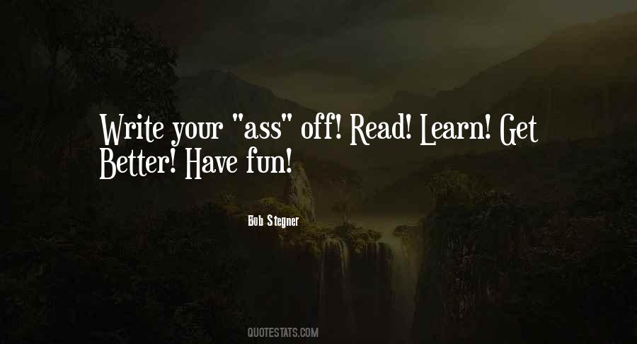 Bob Stegner Quotes #1498192