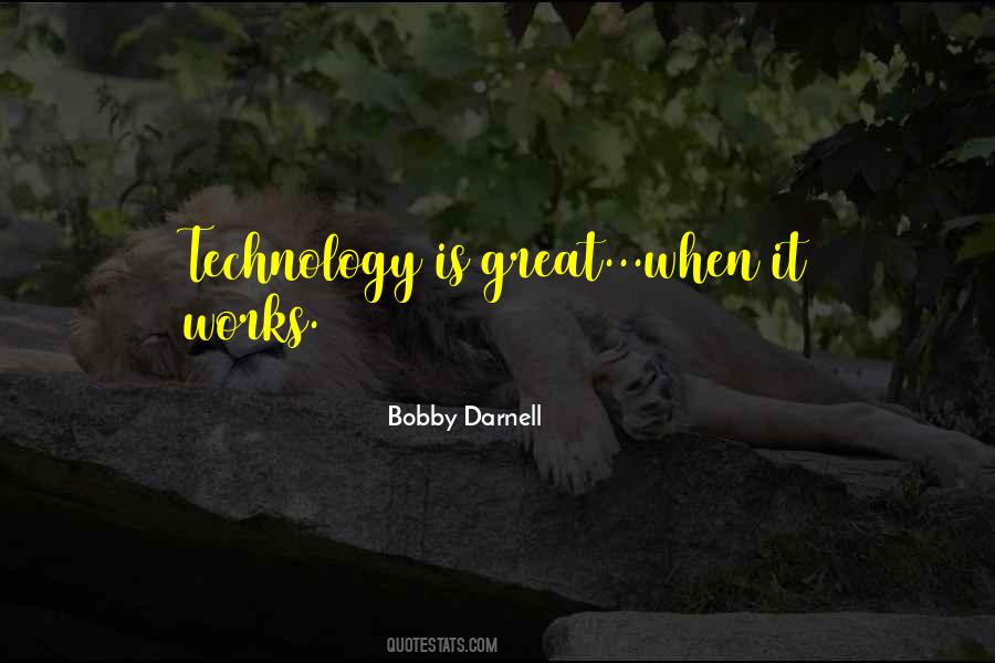 Bobby Darnell Quotes #1464987