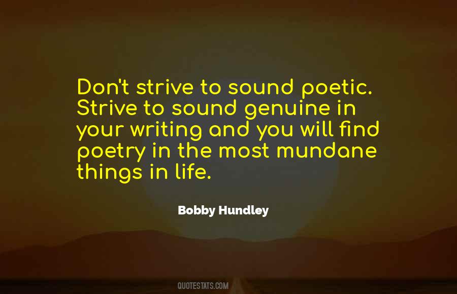 Bobby Hundley Quotes #1561063