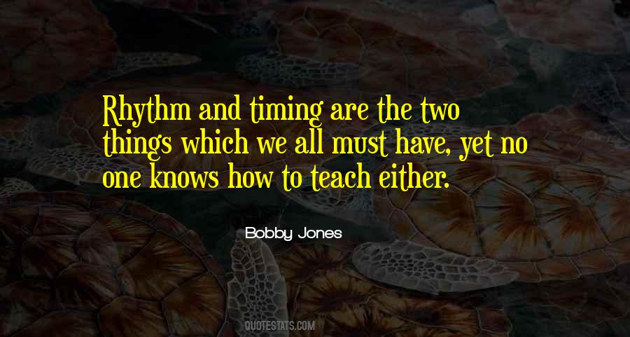 Bobby Jones Quotes #785338