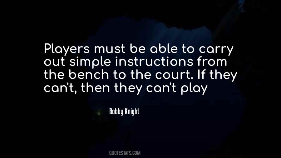 Bobby Knight Quotes #1374999