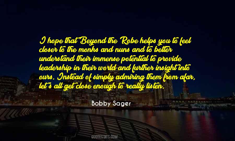 Bobby Sager Quotes #1808181