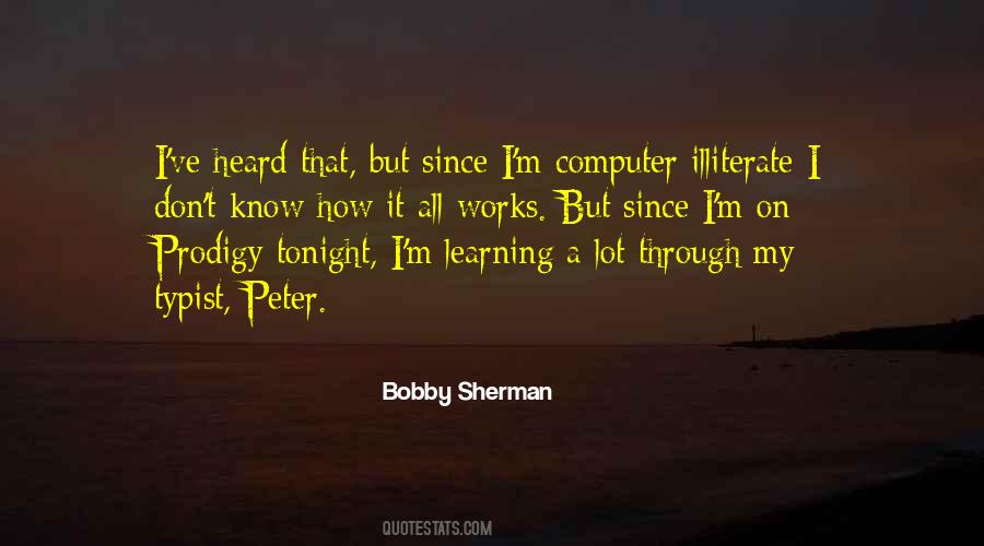 Bobby Sherman Quotes #676221