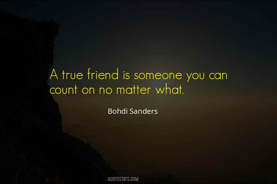 Bohdi Sanders Quotes #1414835