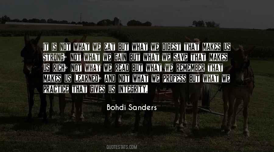 Bohdi Sanders Quotes #620092