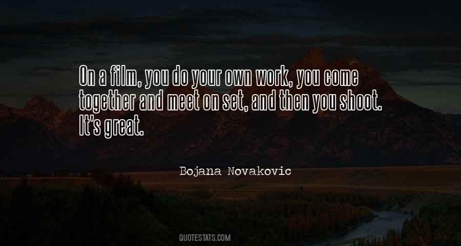 Bojana Novakovic Quotes #1291386