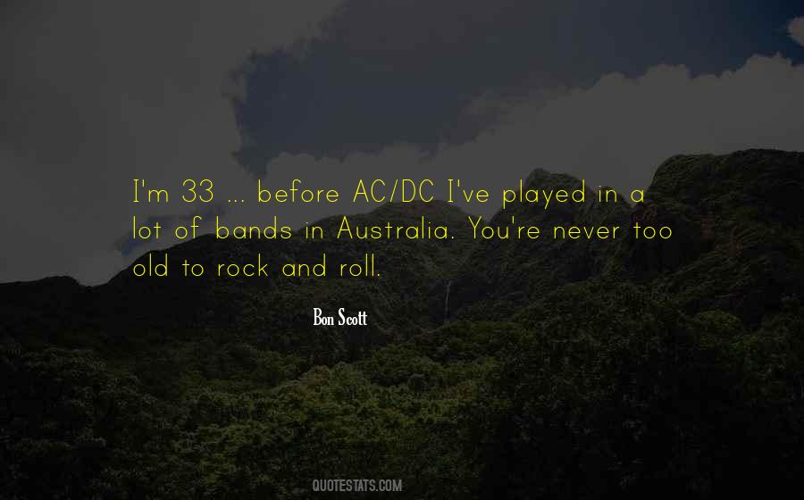 Bon Scott Quotes #352451