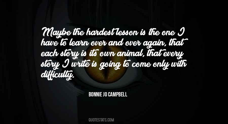 Bonnie Jo Campbell Quotes #1864196