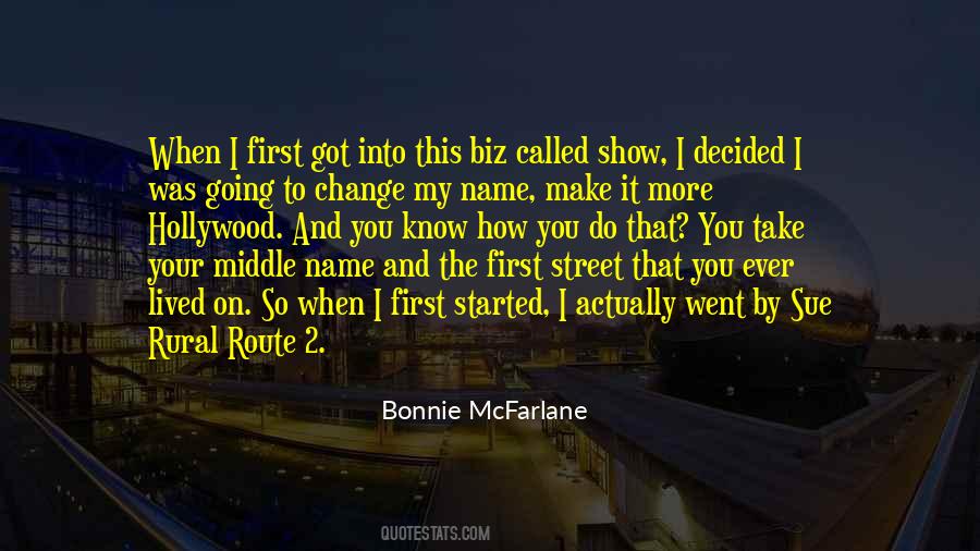 Bonnie McFarlane Quotes #1594252