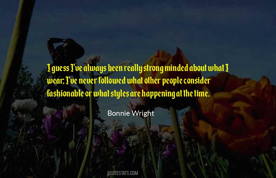 Bonnie Wright Quotes #104559