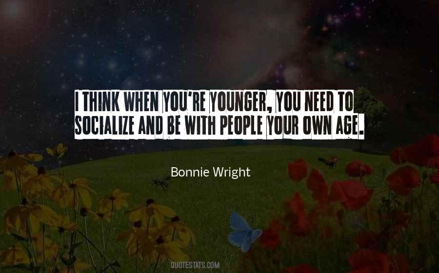 Bonnie Wright Quotes #229728