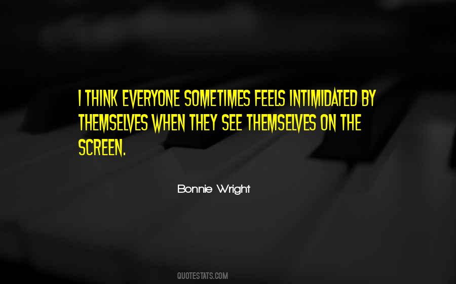 Bonnie Wright Quotes #420927