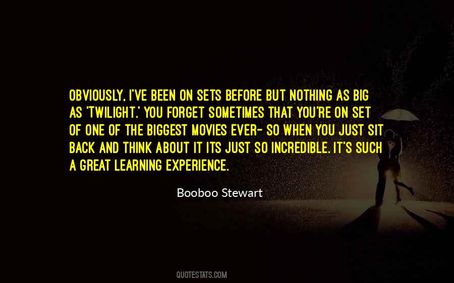 Booboo Stewart Quotes #235094