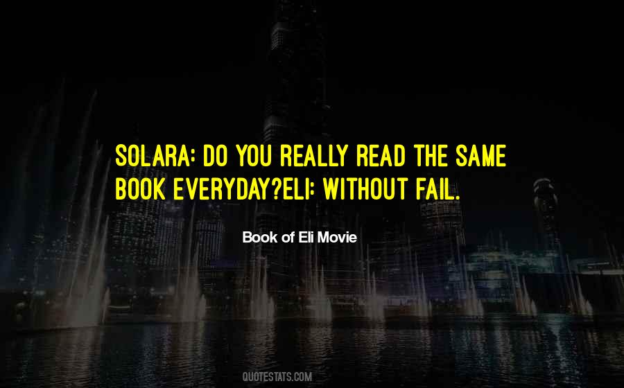 Book Of Eli Movie Quotes #10467