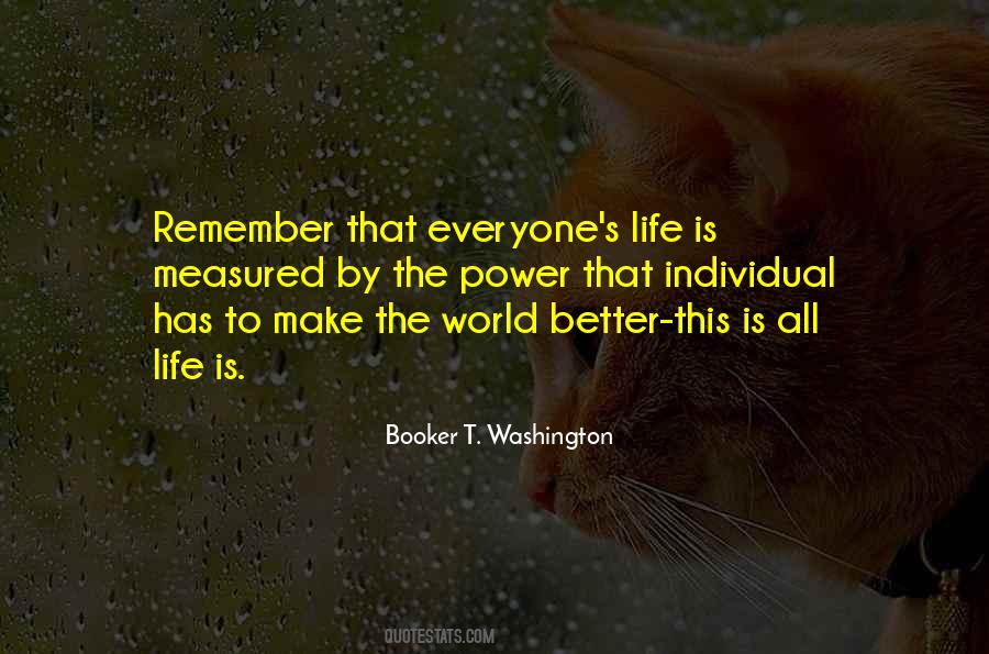Booker T. Washington Quotes #136126