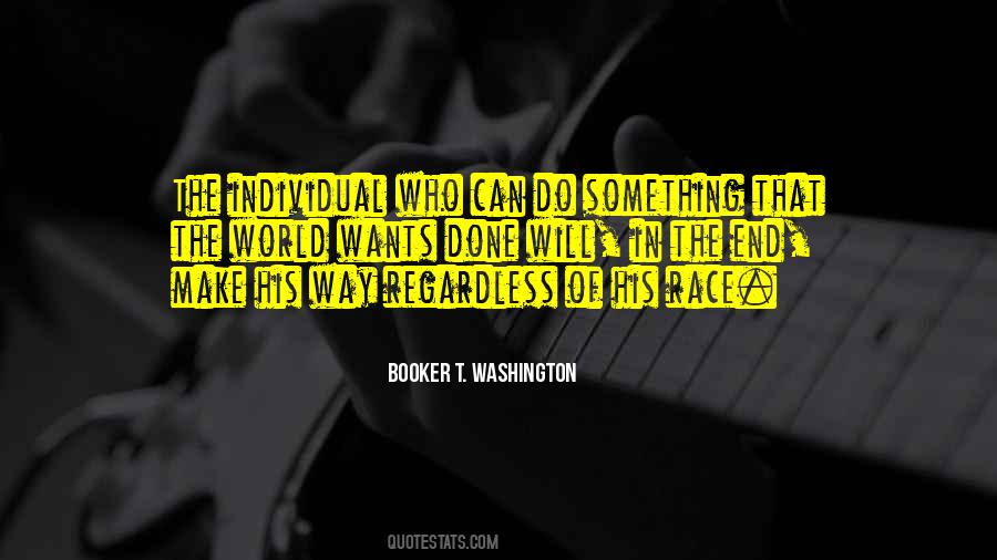 Booker T. Washington Quotes #143614