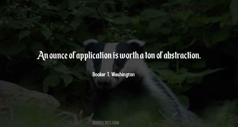 Booker T. Washington Quotes #1796827