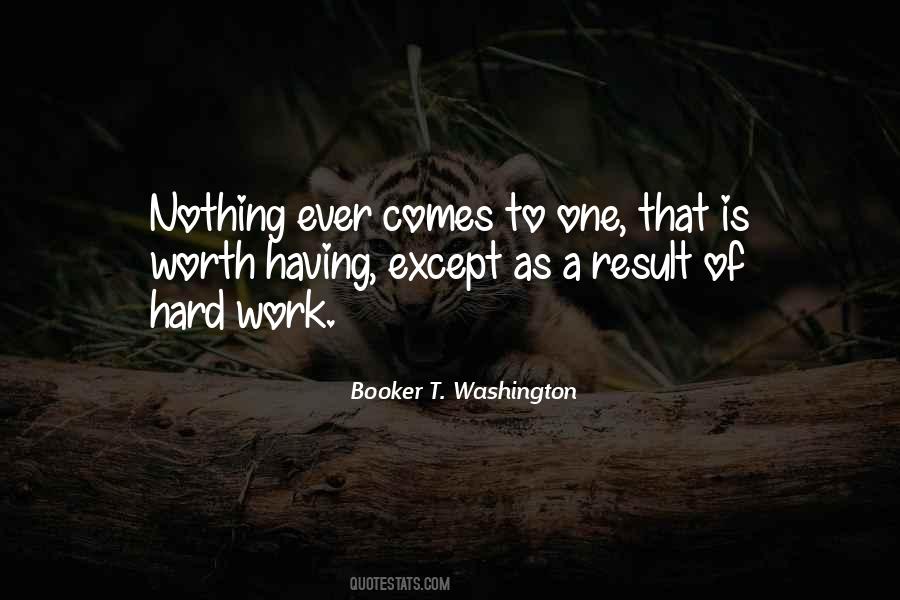 Booker T. Washington Quotes #1805443
