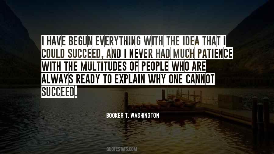 Booker T. Washington Quotes #903745