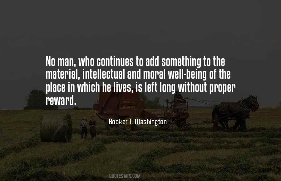 Booker T. Washington Quotes #910513