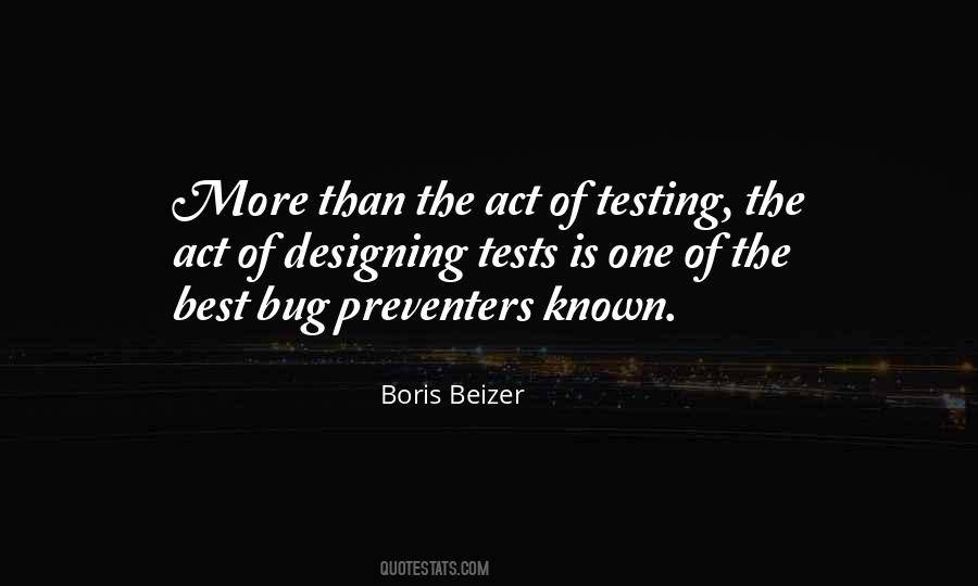 Boris Beizer Quotes #1363319