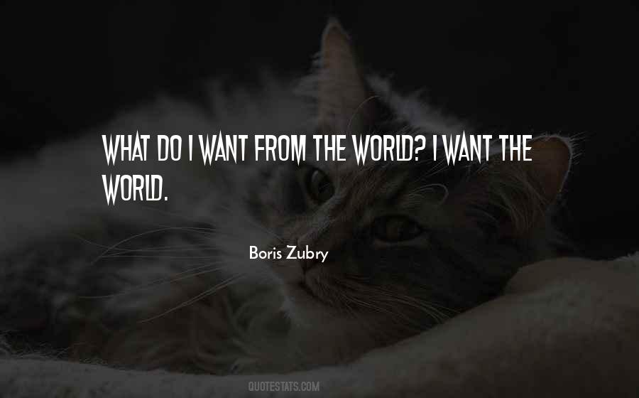 Boris Zubry Quotes #1541306