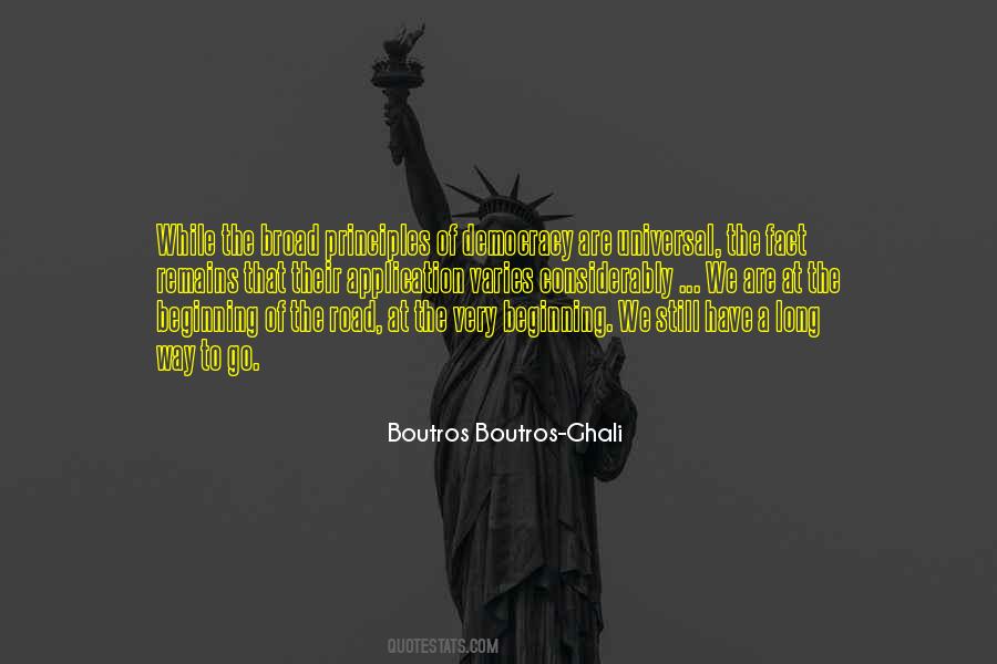 Boutros Boutros-Ghali Quotes #1643167