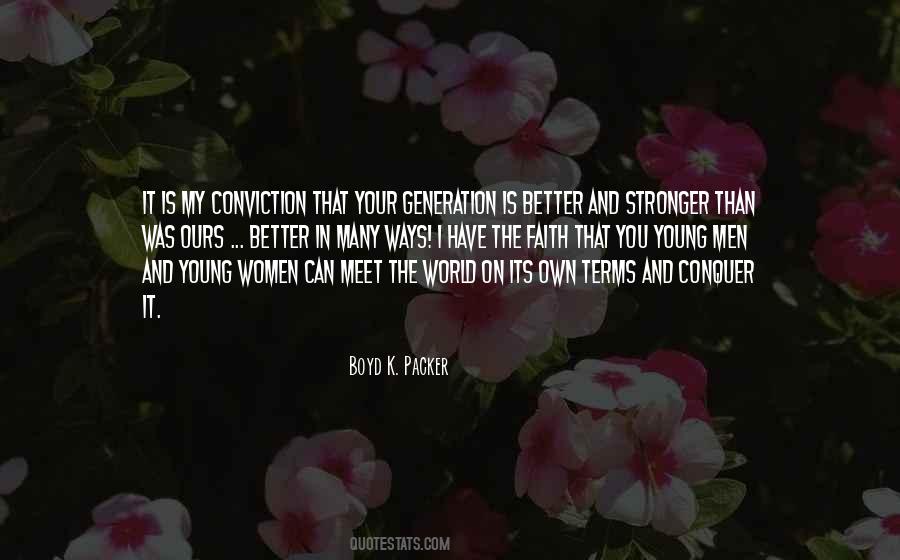 Boyd K. Packer Quotes #909300