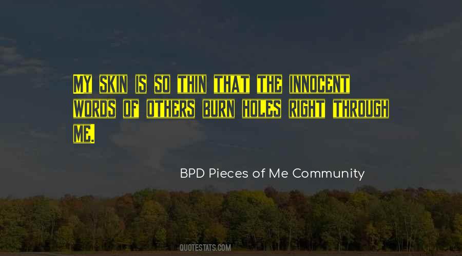 BPD Pieces Of Me Community Quotes #150561