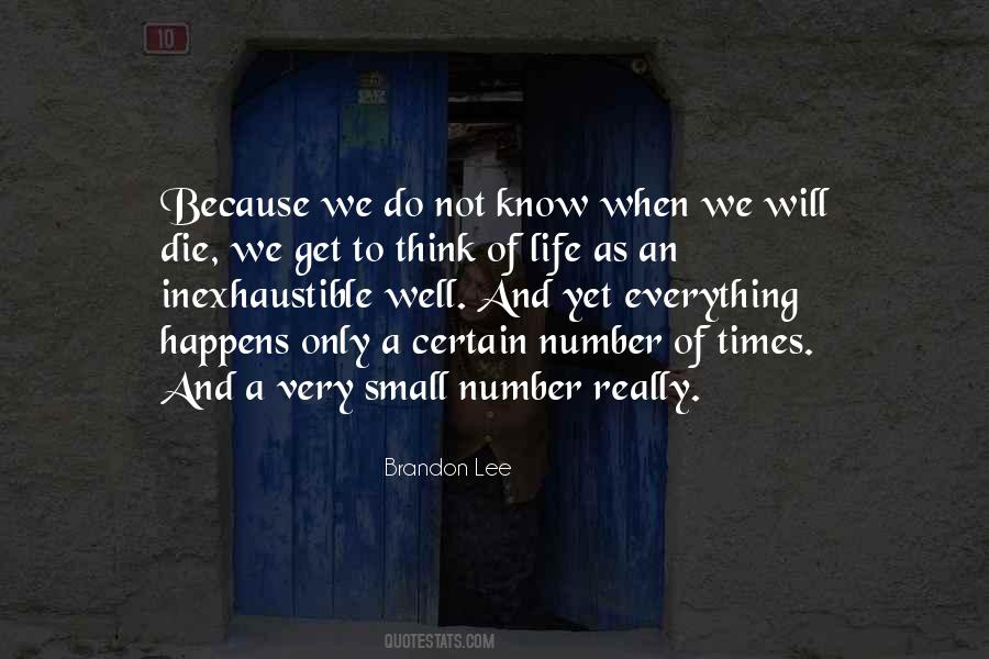 Brandon Lee Quotes #1813706 Brandon Lee Quotes #1813706
