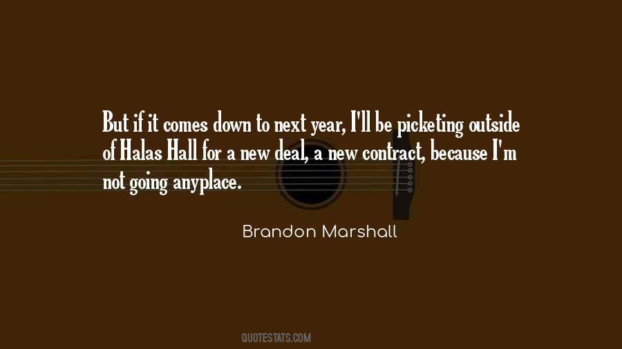 Brandon Marshall Quotes #204557