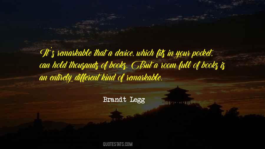 Brandt Legg Quotes #886732