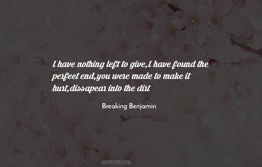 Breaking Benjamin Quotes #1476375
