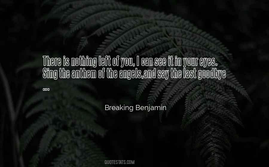 Breaking Benjamin Quotes #537857