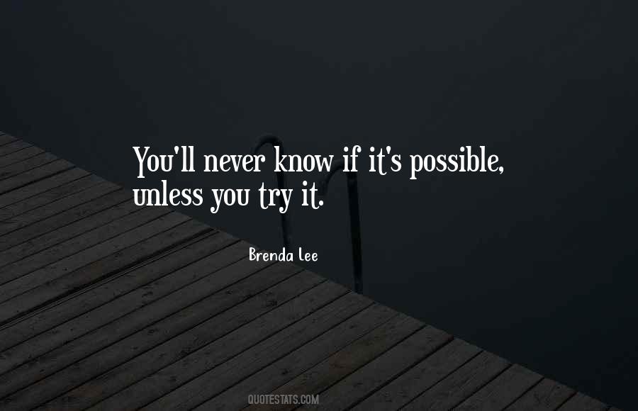 Brenda Lee Quotes #1230853