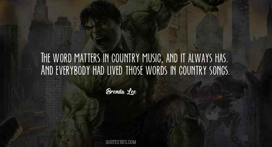 Brenda Lee Quotes #248947