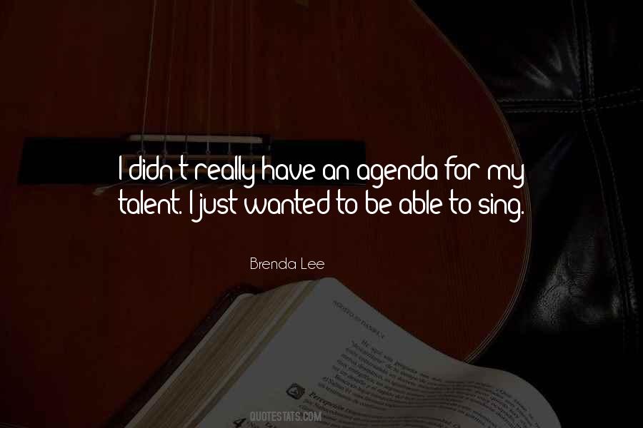 Brenda Lee Quotes #652573